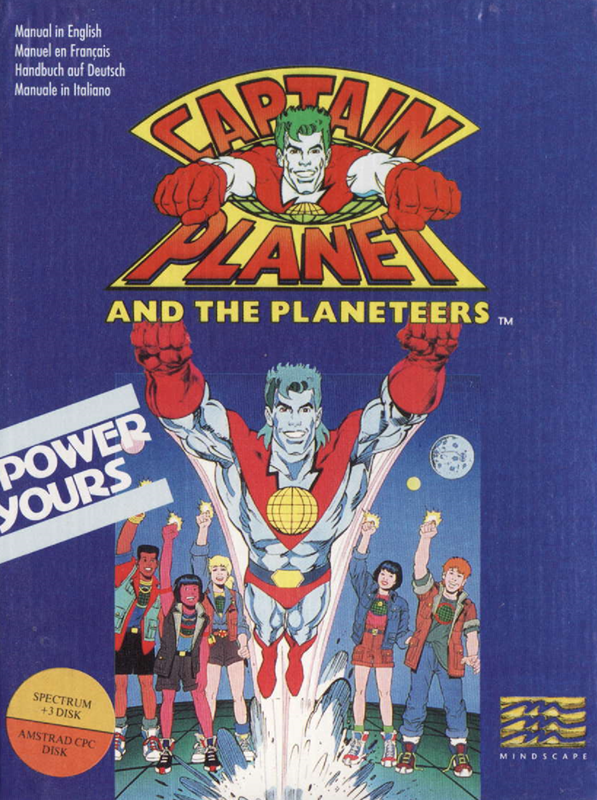 Captain Planet and the Planeteers box art