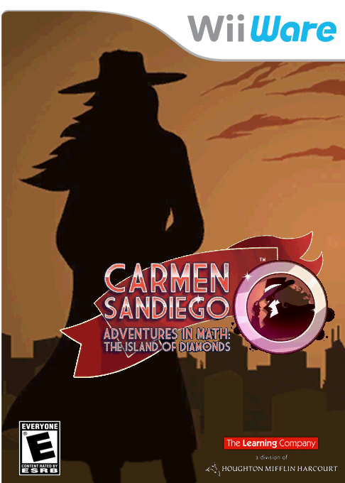 Carmen Sandiego Adventures in Math : The Island of Diamonds box art