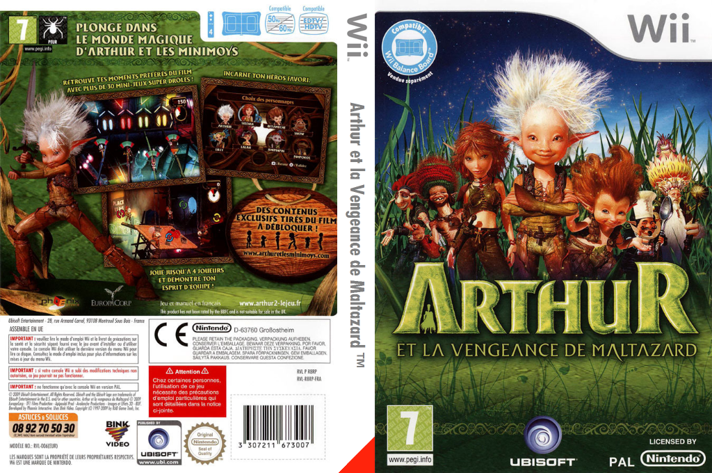Arthur and the Revenge of Maltazard — box-texture (FR)