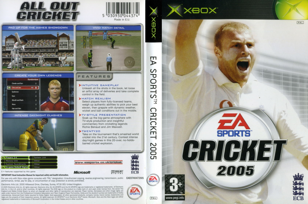 Cricket 2005 — box-texture (EU)