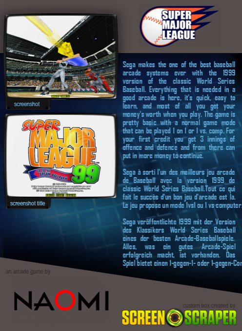 World Series 99 — box-2D-back (SS)