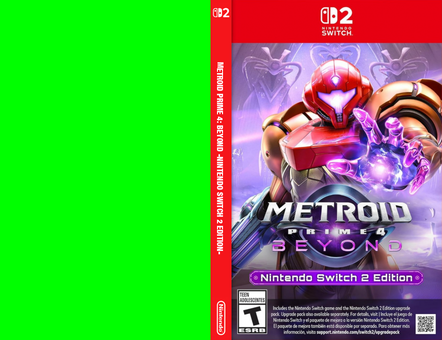 Metroid Prime 4 - Beyond -Nintendo Switch 2 Edition- — box-texture (US)