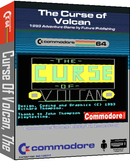 The Curse of Volcan — box-3D (CUS)