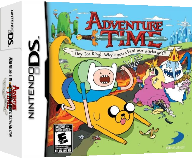 Adventure Time - Hey Ice King! Why'd You Steal Our Garbage!! — box-3D (US)