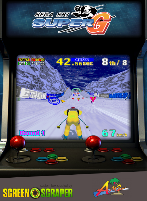 Sega Ski Super G — box-2D (SS)