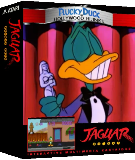 Plucky Duck in Hollywood Hijinks — box-3D (CUS)