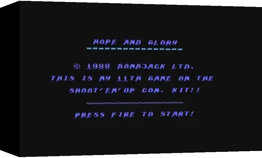 Hope And Glory — box-3D (WOR)