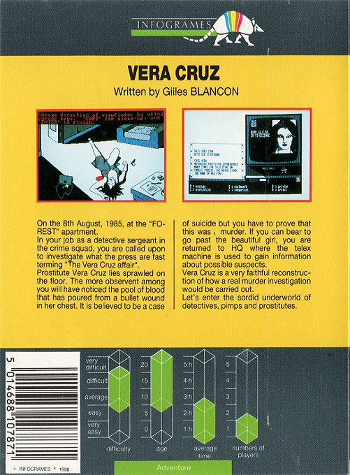 Vera Cruz Affair, The — box-2D-back (WOR)