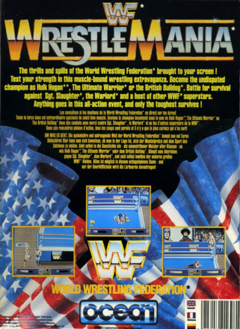 WWF WrestleMania — box-2D-back (EU)