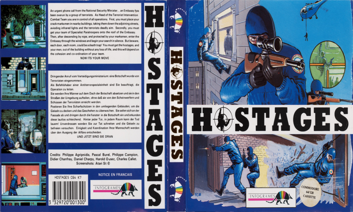 Hostages — box-texture (EU)