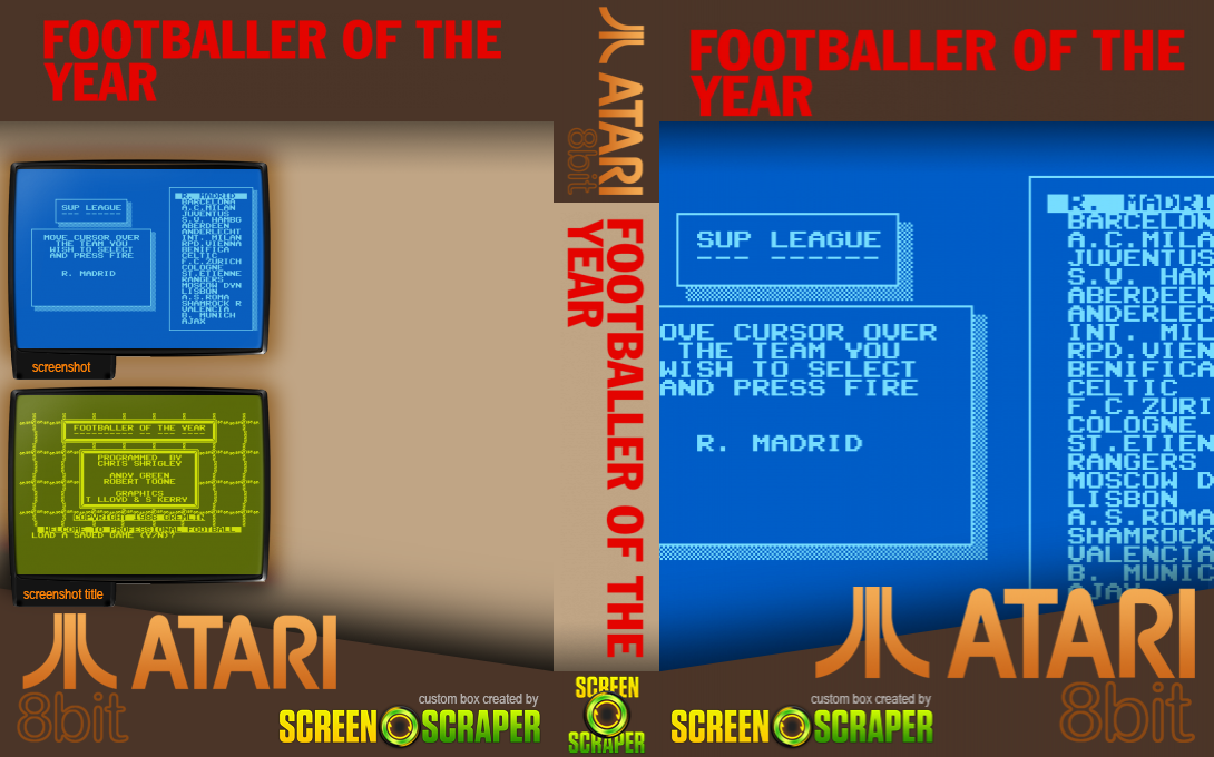Footballer Of The Year — box-texture (SS)