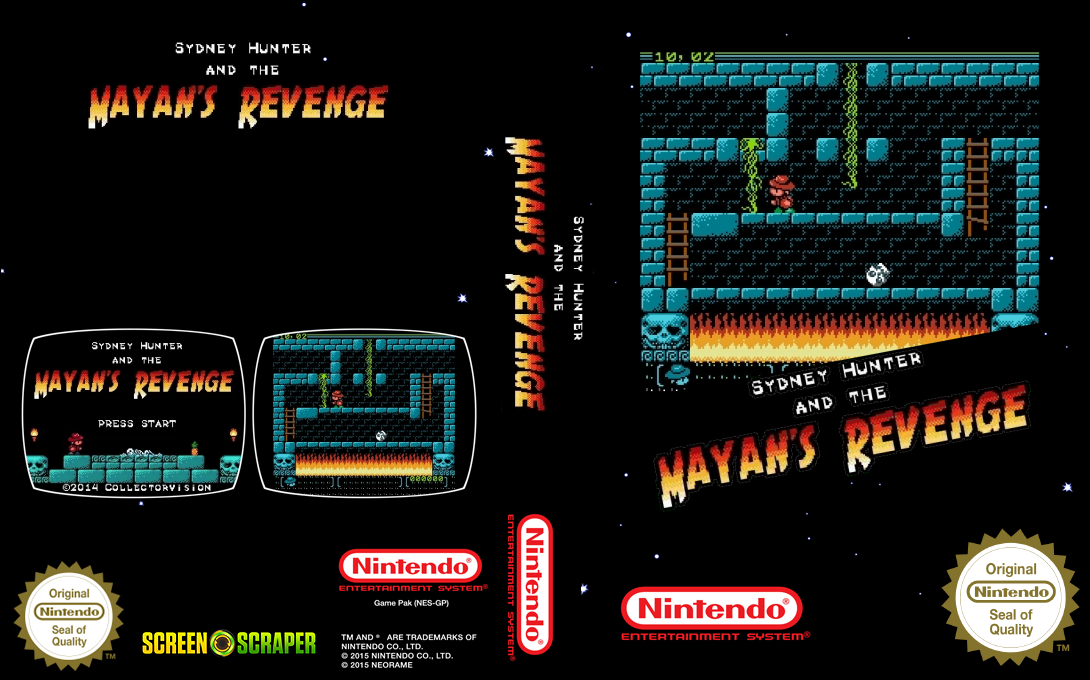 Sydney Hunter and the Mayan's Revenge — box-texture (SS)
