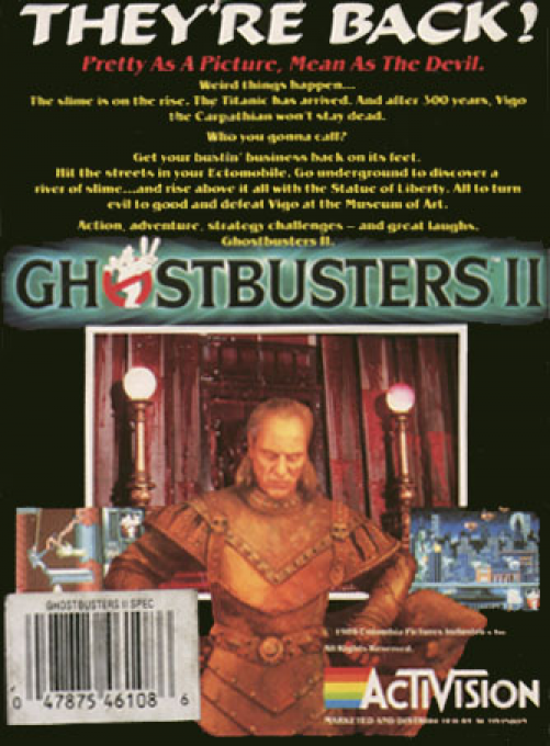 Cazafantasmas II — box-2D-back (EU)