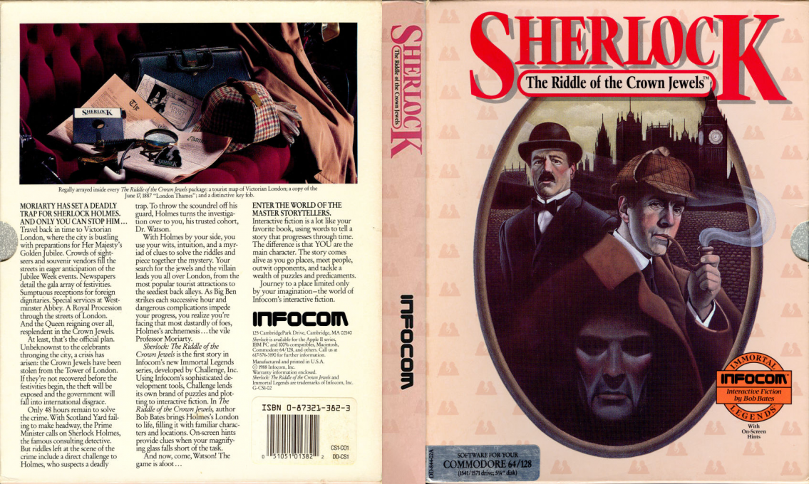 Sherlock - The Riddle of the Crown Jewels — box-texture (US)