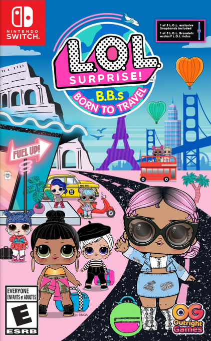 L.O.L suprise BB's Born To Travel box art
