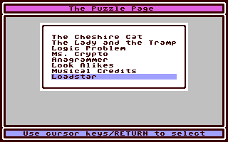 The Puzzle Page #116 — ss (WOR)
