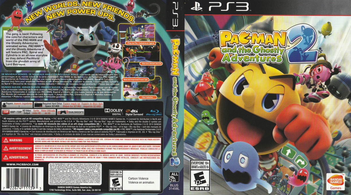 Pac-Man and the Ghostly Adventures 2 — box-texture (CA)