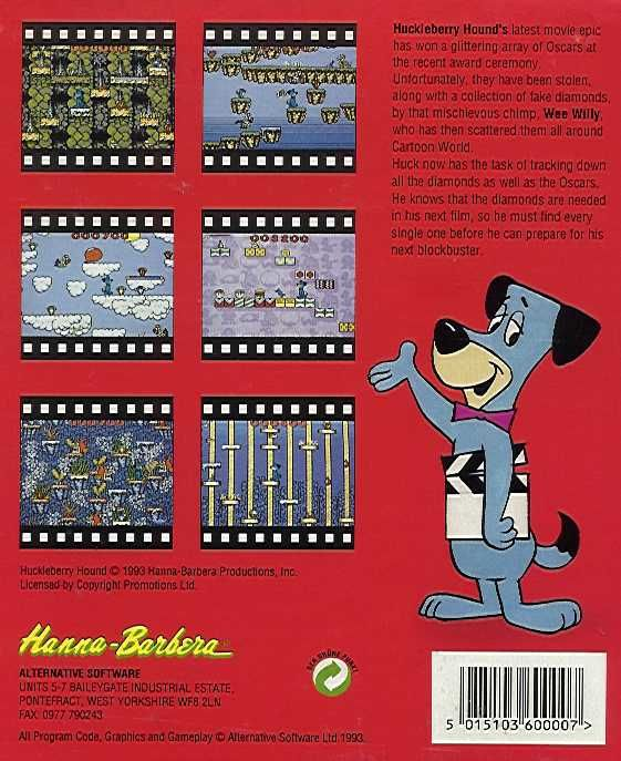 Huckleberry Hound In Hollywood Capers — box-2D-back (EU)