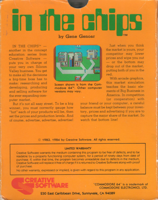 In The Chips — box-2D-back (US)