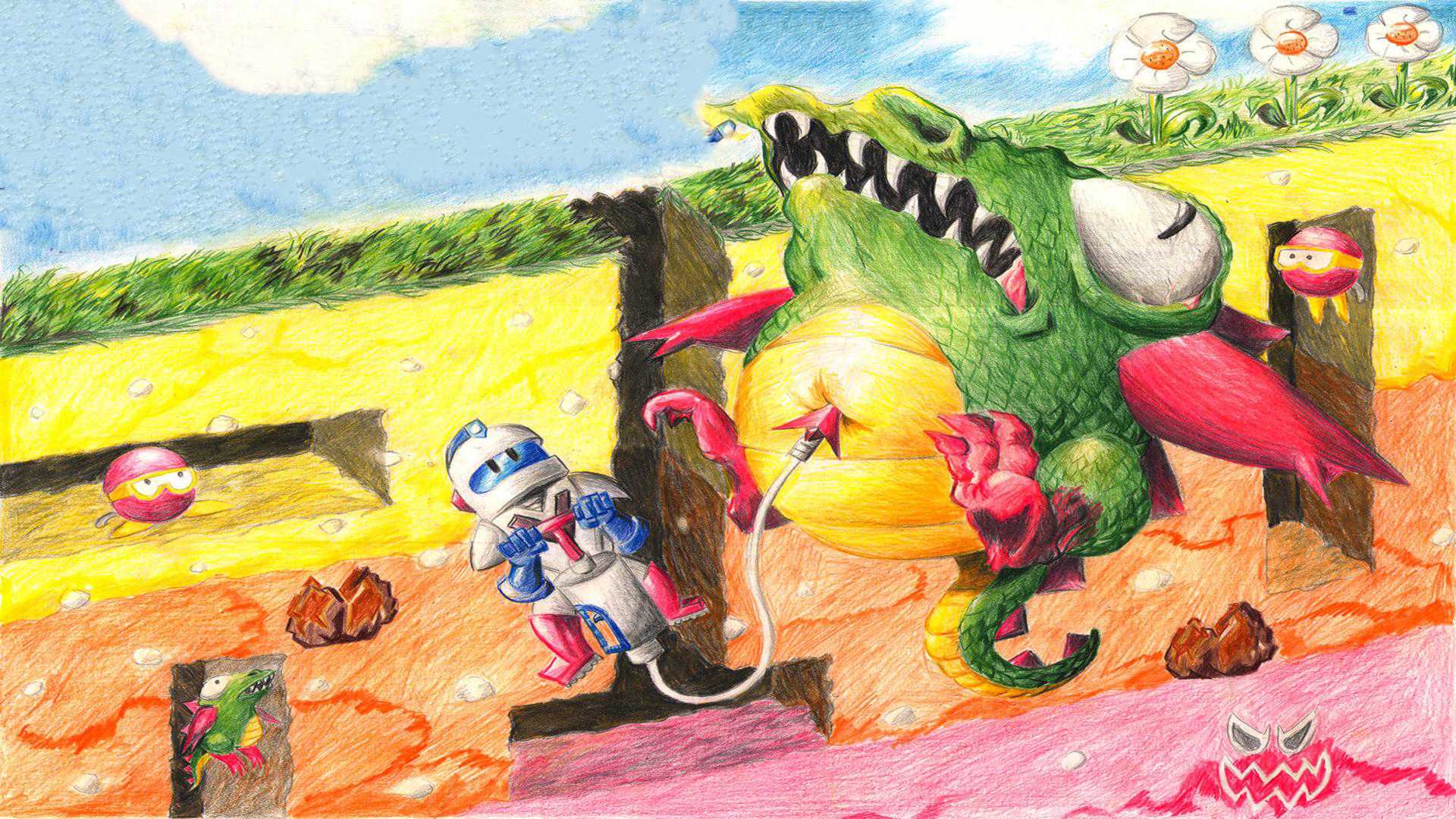 Dig Dug 2 — fanart