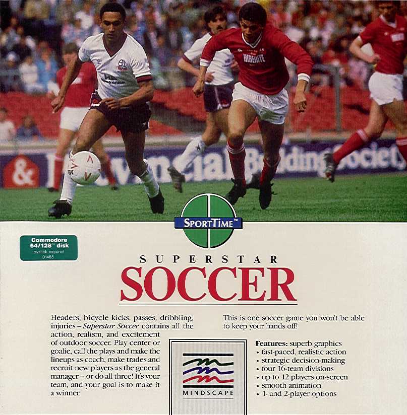 Superstar Soccer box art