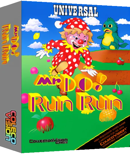 Mr. Do! Run Run — box-3D (WOR)