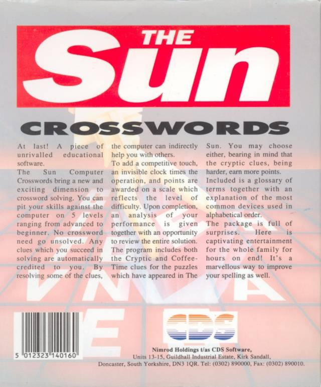 Sun Crosswords, The - Volume 1 & 2 — box-2D-back (WOR)