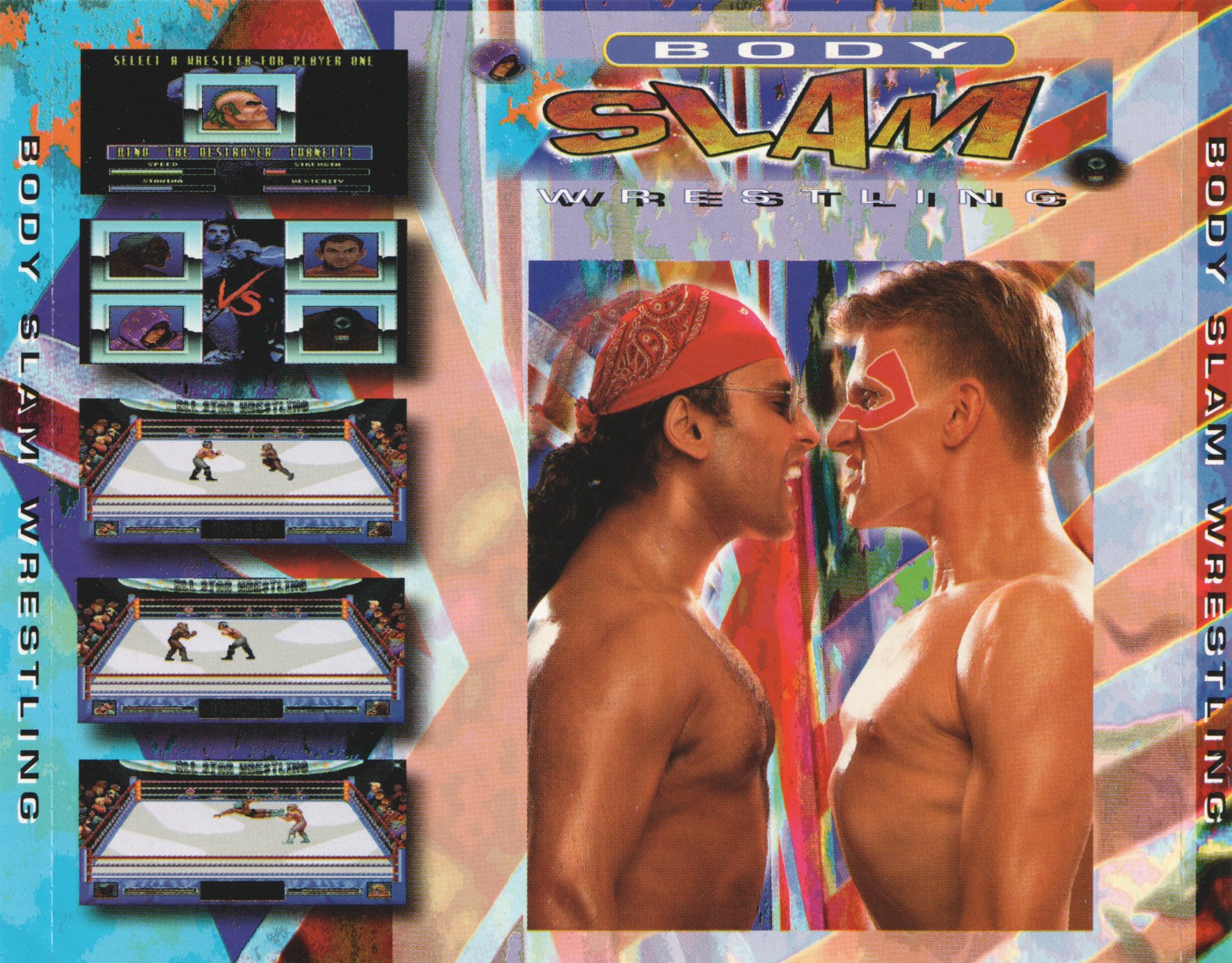 Body Slam All-Star Wrestling — box-2D-back (WOR)