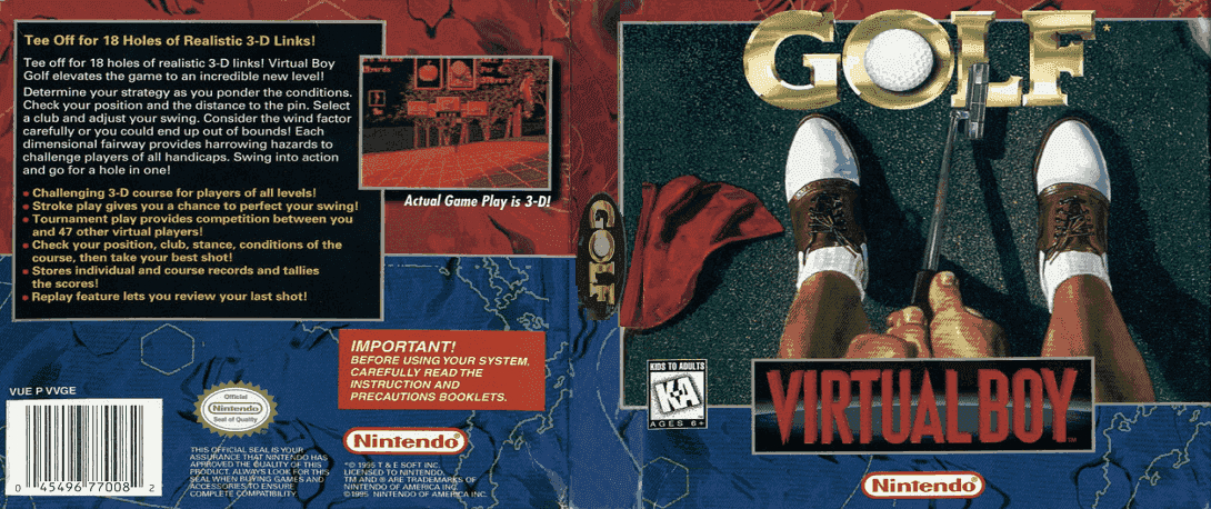 T&E Virtual Golf — box-texture (US)