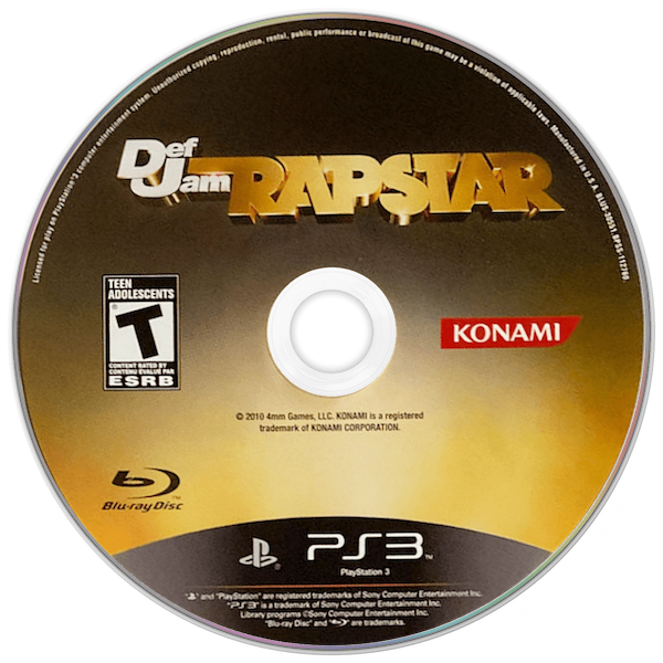 Def Jam - Rapstar — support-texture (US)
