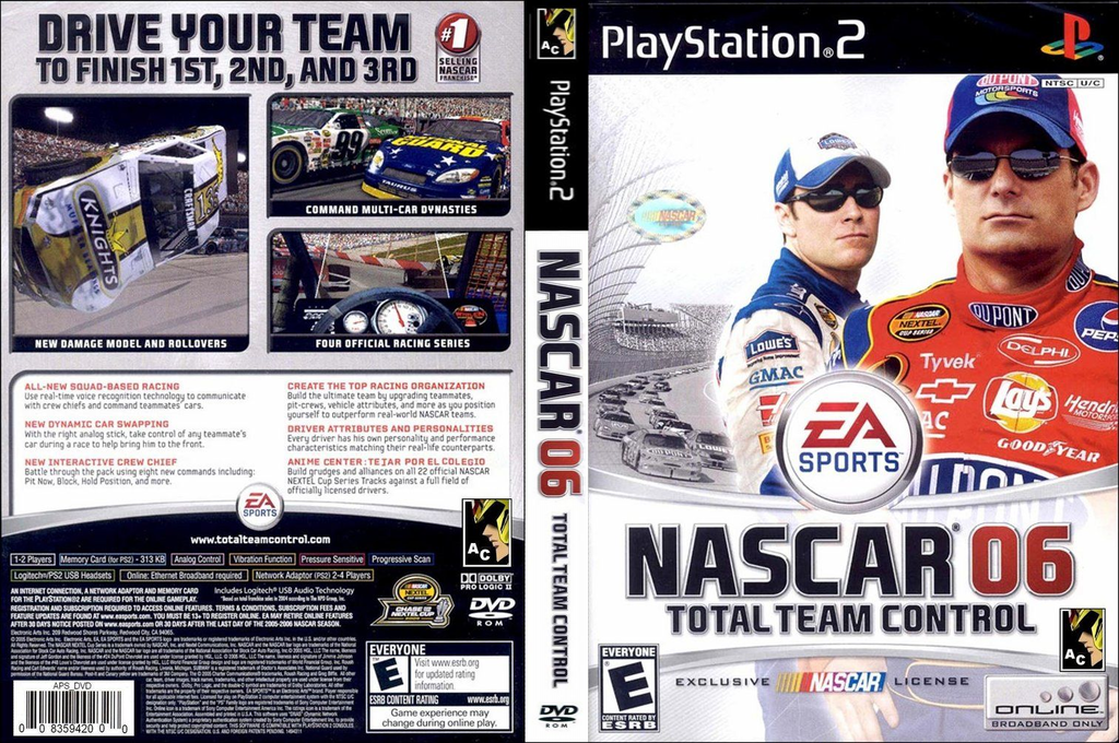 NASCAR 06 - Total Team Control — box-texture (US)