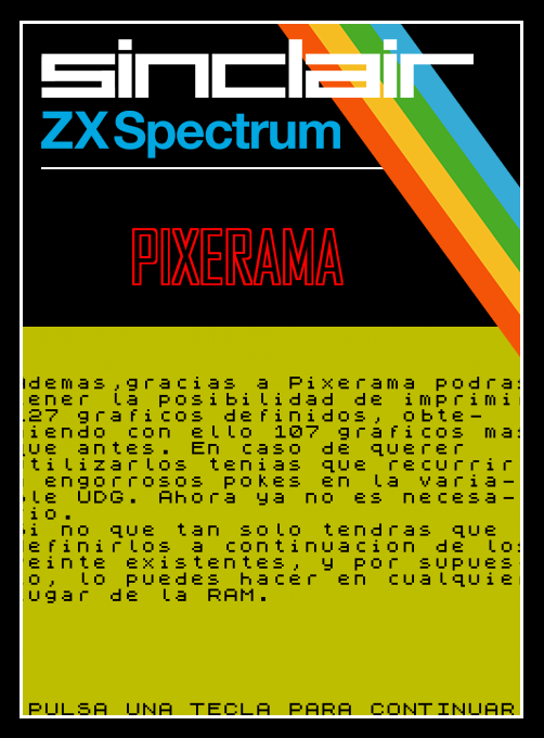 Pixerama box art