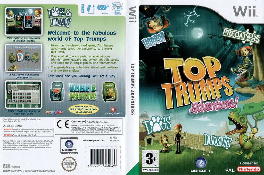 Top Trumps Adventures — box-texture (EU)