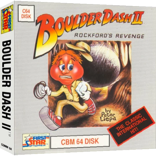 Boulder Dash 2 - Rockford's Revenge — box-3D (EU)