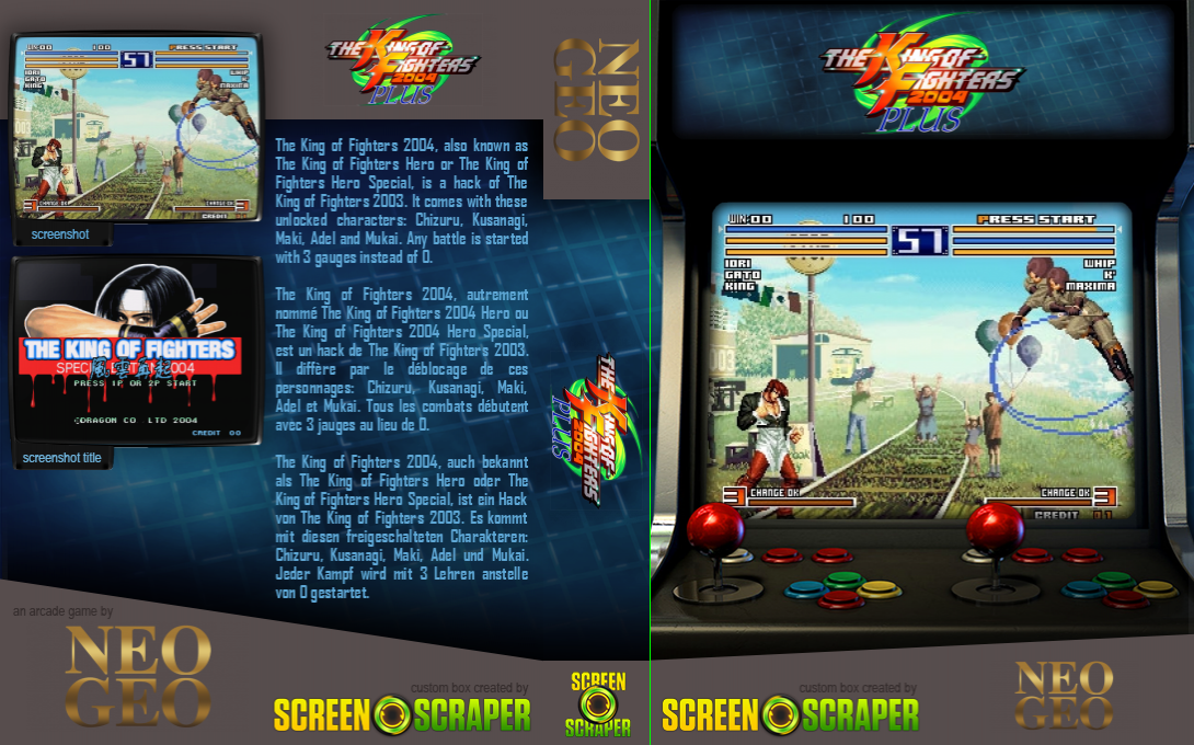 The King of Fighters 2004 Plus — box-texture (SS)