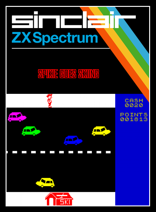 Spikie Goes Skiing box art