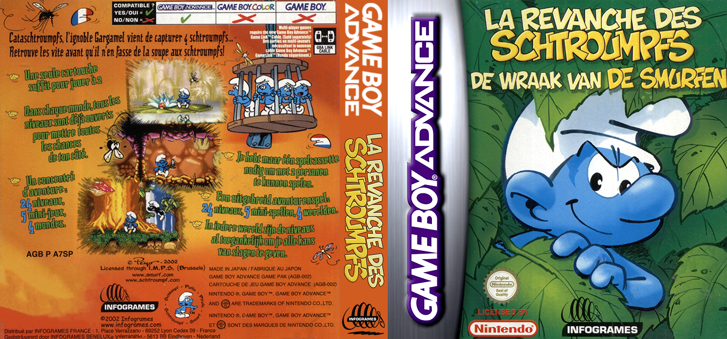 Revenge of the Smurfs, The — box-texture (FR)