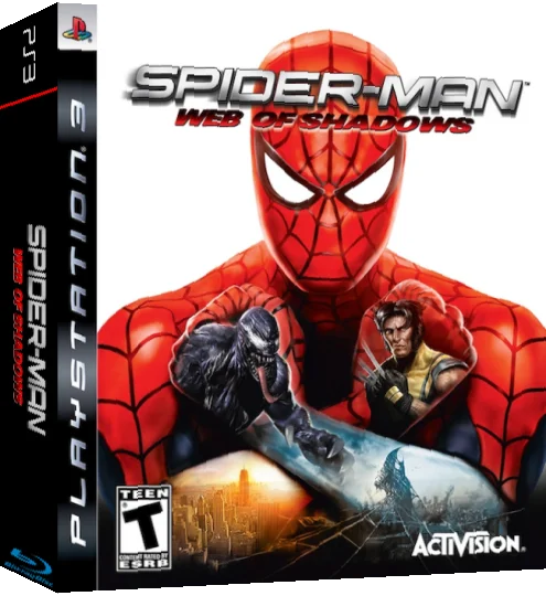 Spider-Man - Web of Shadows — box-3D (US)