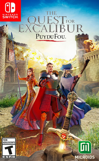 quest for excalibur, The box art