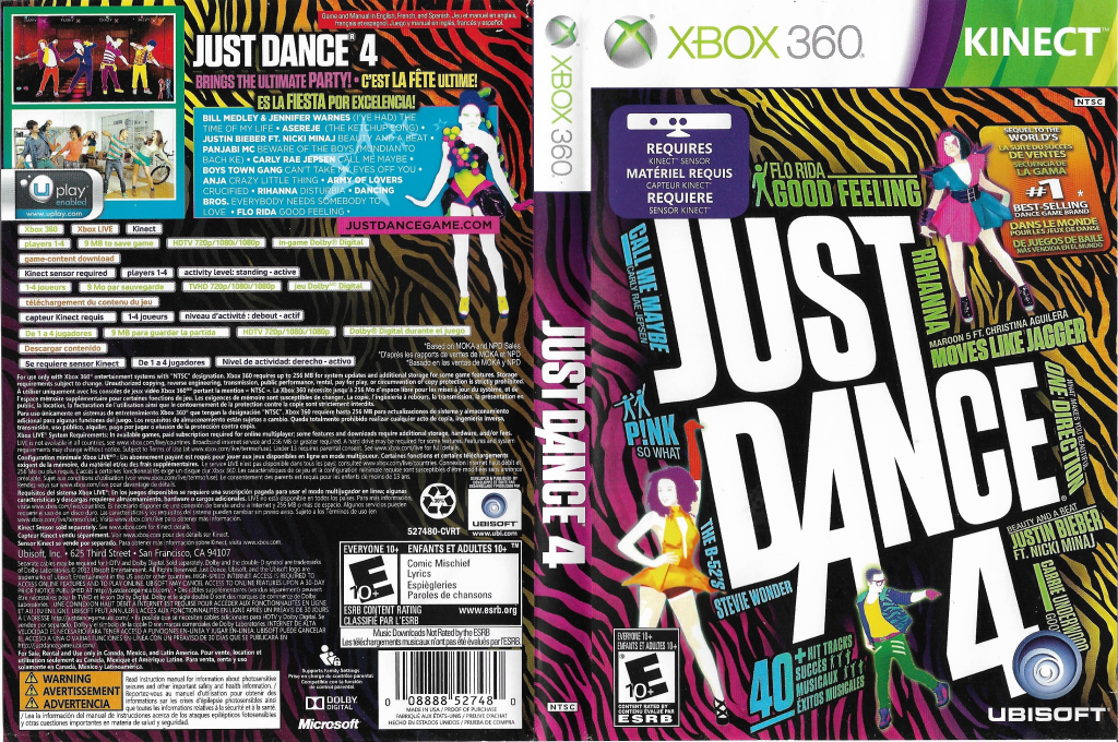Just Dance 4 — box-texture (CA)