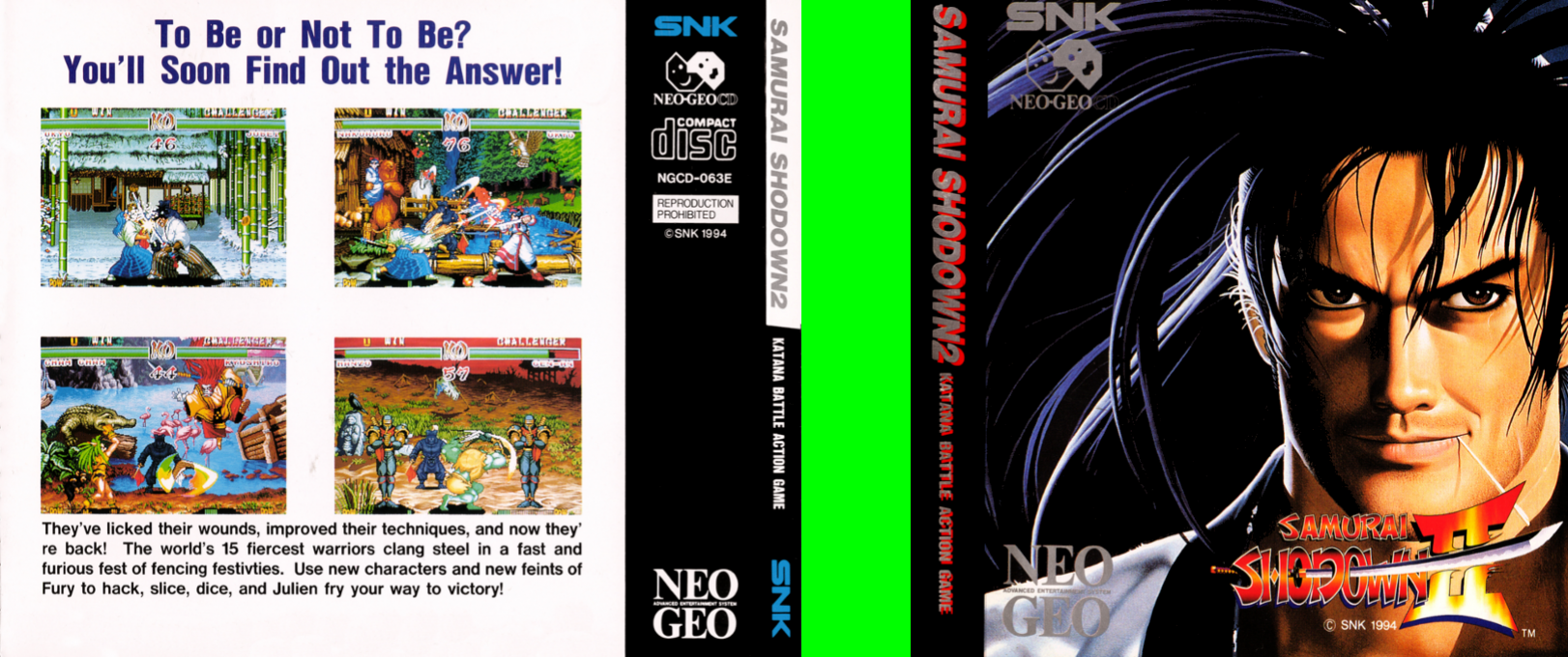 Samurai Shodown 2 — box-texture (WOR)