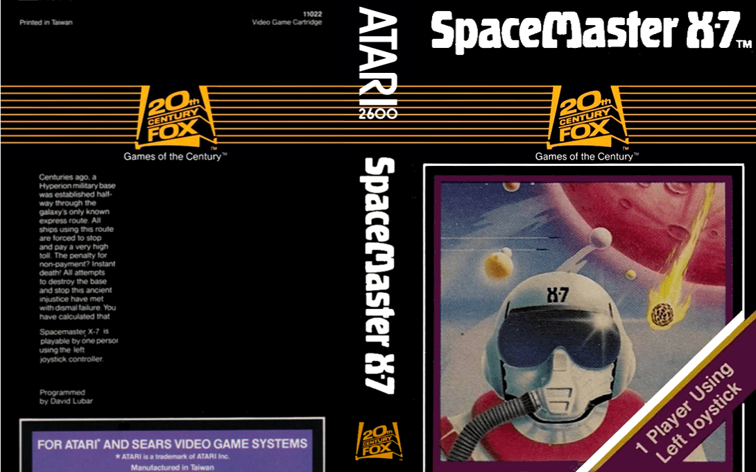 Spacemaster X-7 — box-texture (US)