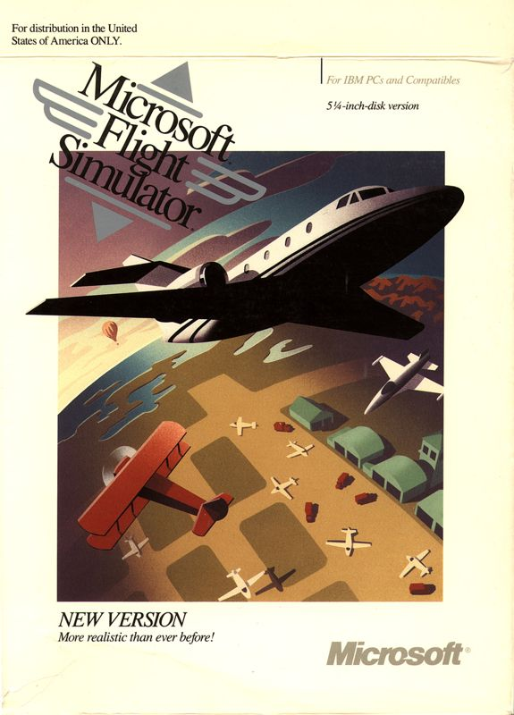 Microsoft Flight Simulator 4.0 box art