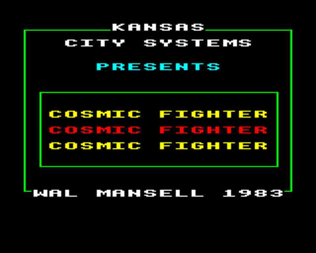 Cosmic Fighter — sstitle (WOR)
