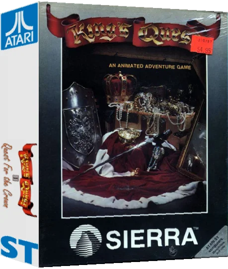 King's Quest - Quest For The Crown — box-3D (EU)