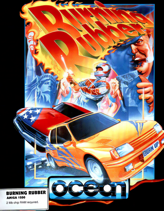 Burning Rubber box art