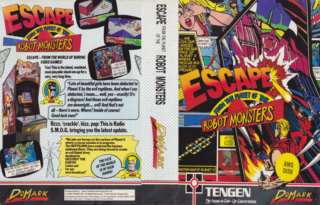 Escape From The Planet Of The Robot Monsters — box-texture (EU)