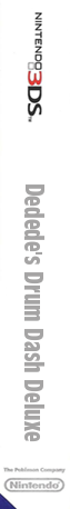Dedede's Drum Dash Deluxe — box-2D-side (WOR)