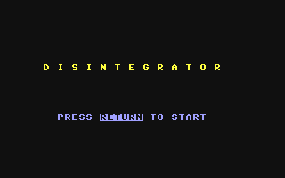 Disintegrator — sstitle (WOR)