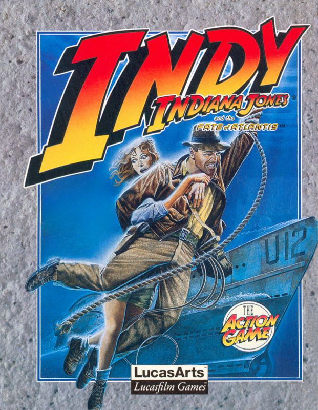 Indiana Jones And The Fate Of Atlantis - The Action Game box art